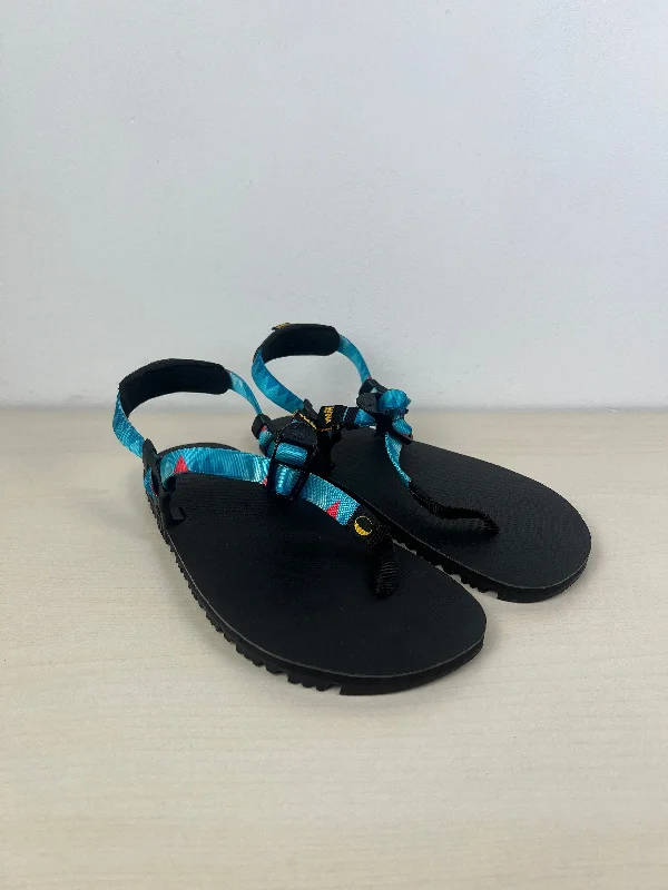Black & Blue Sandals Sport LUNA, Size 7 Glow - in - the - Dark Shoe Design  
