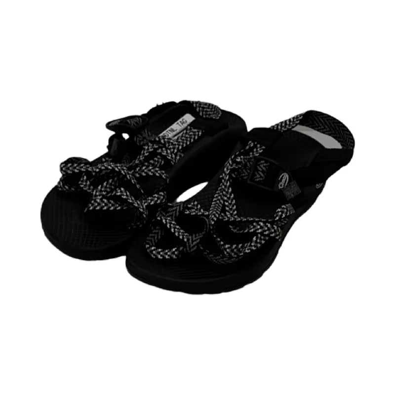 Black Sandals Sport Chacos, Size 8 Hiking Boot Durability Style  