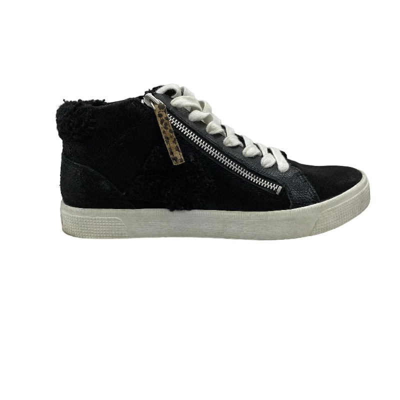BLACK SHOES SNEAKERS by DOLCE VITA Size:8.5 Striped Shoe Style  