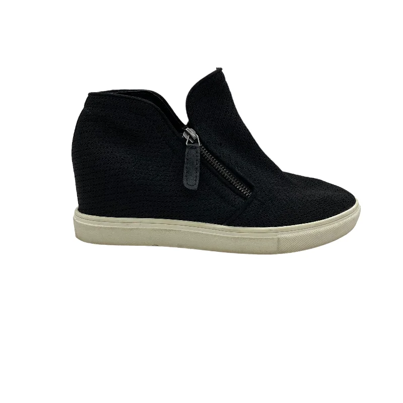 BLACK SHOES SNEAKERS by MADDEN GIRL Size:8 Wingtip Oxford Design 