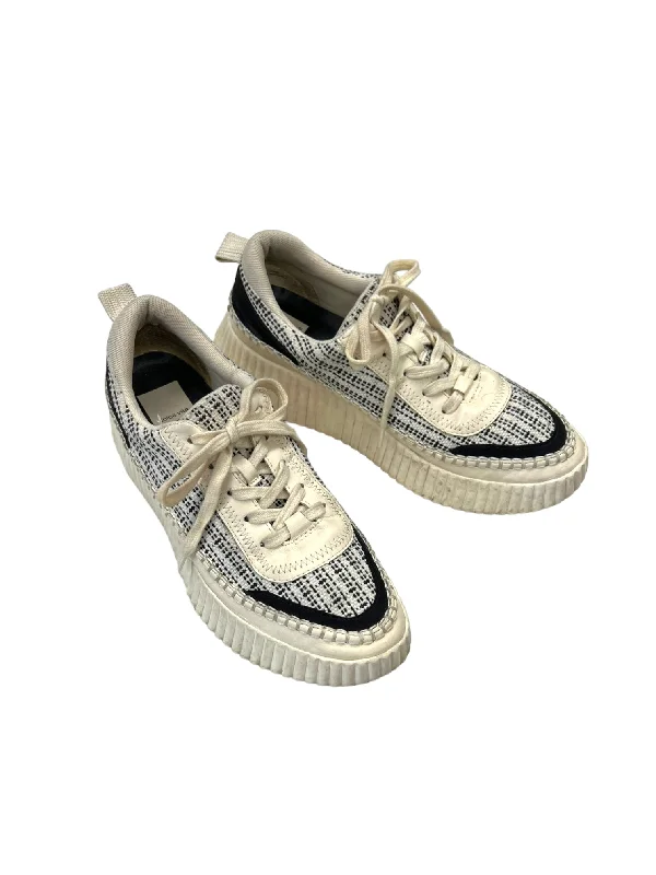 Black & White Shoes Sneakers Dolce Vita, Size 9.5 Mod Oxford Design  
