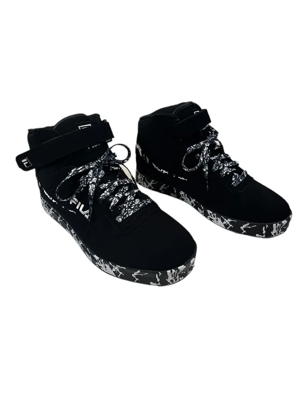 Black & White Shoes Sneakers Fila, Size 11 Desert Boot Utility Style  