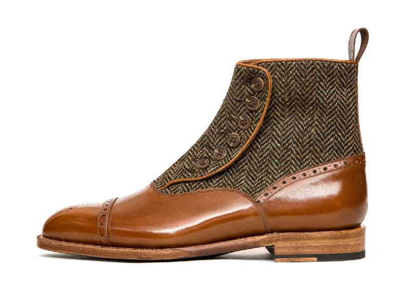 Blue Ridge - MTO - Maple Calf / Forest Tweed - NGT Last - Natural Single Leather Sole Vintage Oxford Appeal Blue Ridge - MTO - Maple Calf / Forest Tweed - NGT Last - Natural Single Leather Sole Vintage Oxford Appeal