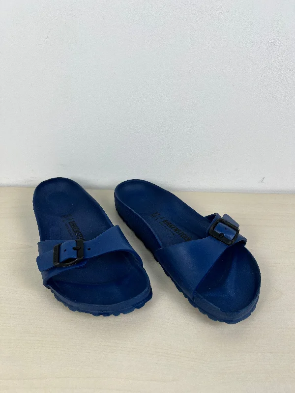Blue Sandals Sport Birkenstock, Size 7 Brogue Oxford Aesthetic 