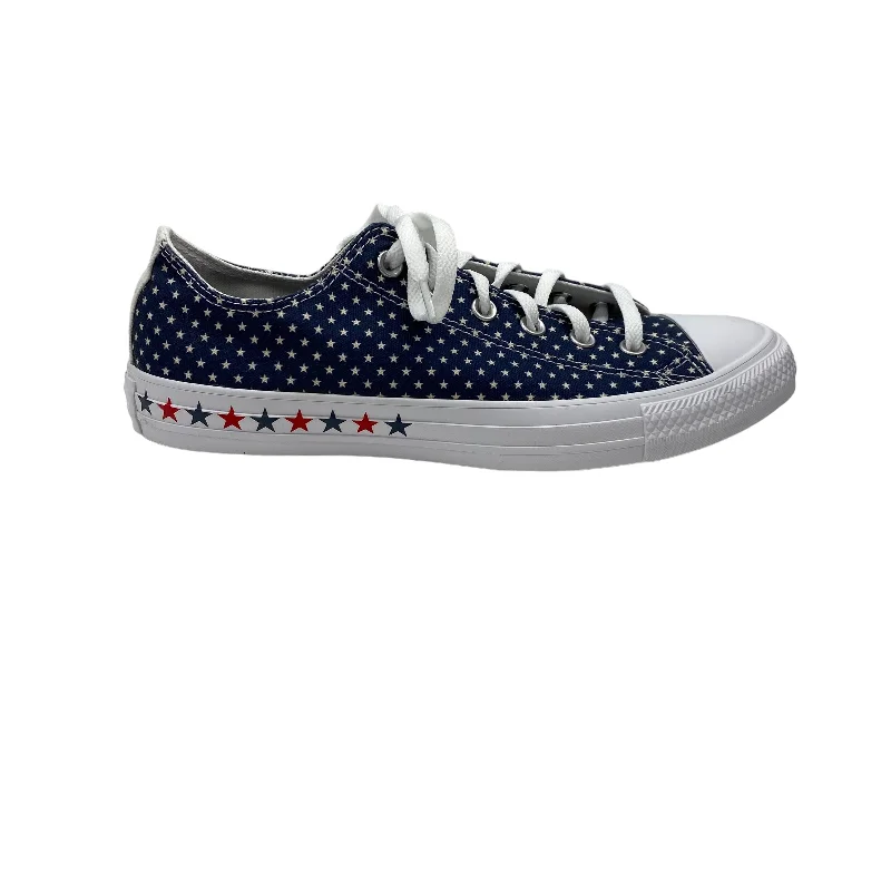 BLUE SHOES SNEAKERS by CONVERSE Size:10 Memory - Foam Slipper Look  