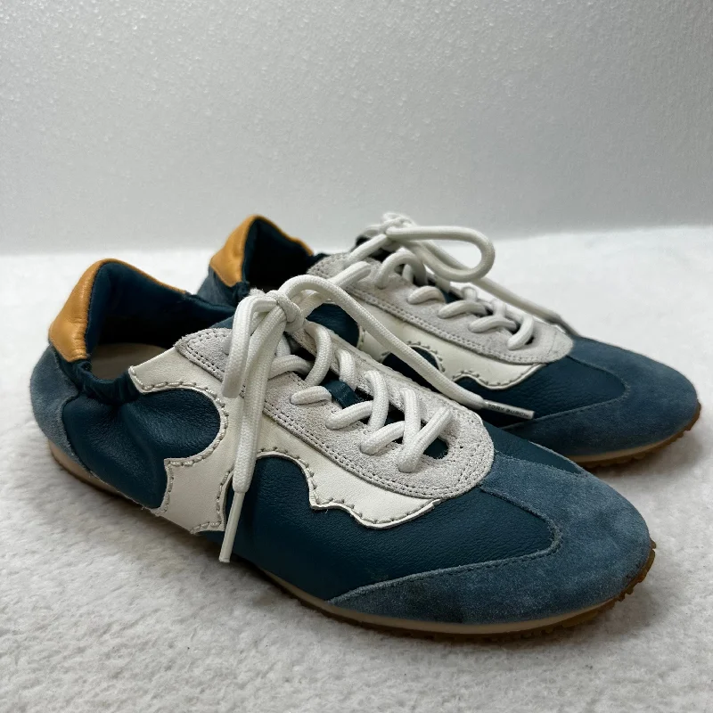 Blue Shoes Sneakers Tory Burch, Size 5 Waterproof Hiking Boot Design  