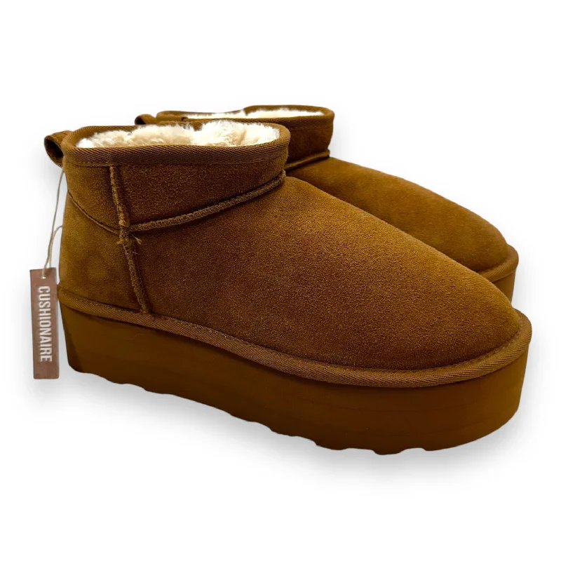 Boots Ankle Flats By Cushionaire In Tan, Size: 10 Patchwork Shoe Aesthetic  