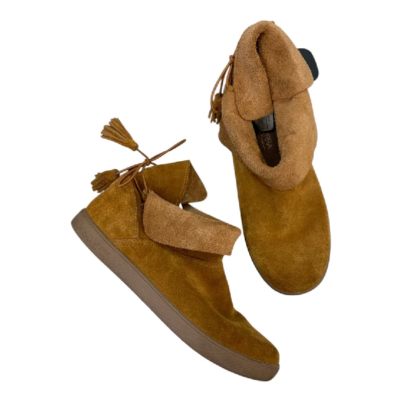 Boots Ankle Flats By Koolaburra By Ugg In Brown, Size: 7 Ivy League - Inspired Derby Look 