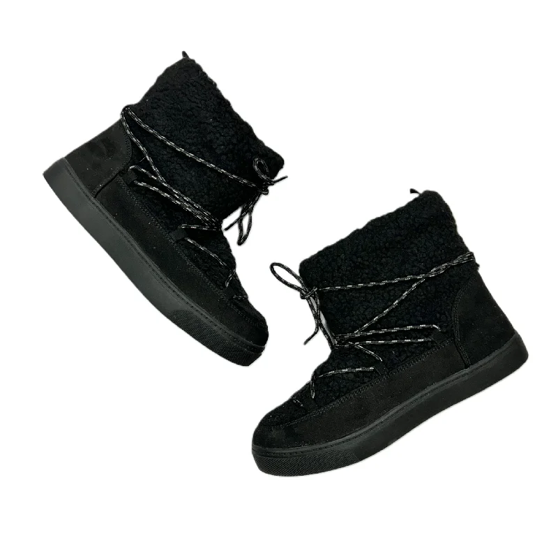 Boots Ankle Flats By Old Navy In Black, Size: 8 Artisan - Crafted Loafer Style  