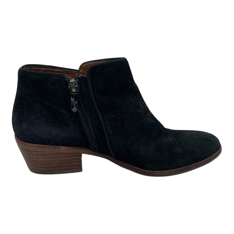 Boots Ankle Flats By Sam Edelman In Black, Size:7 Single - Buckle Monk Look  