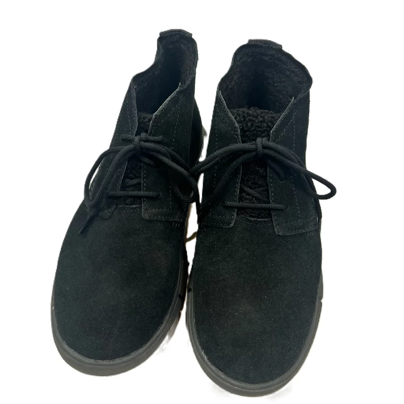 Boots Ankle Flats By Sorel In Black, Size: 8 Rubber - Sole Plimsoll Look  