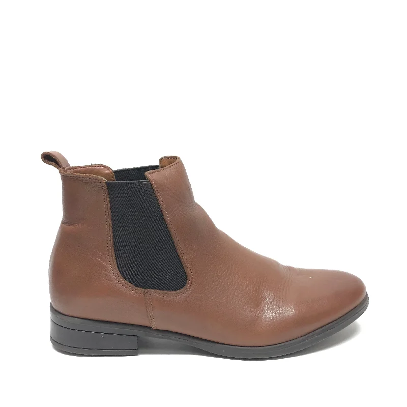 Boots Ankle Heels By Aldo In Brown, Size: 10 Artisan - Crafted Loafer Style  