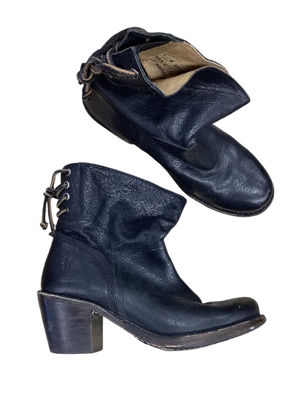 Boots Ankle Heels By Frye In Black, Size: 6 Minimalist Sneaker Style  