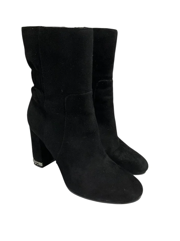 Boots Ankle Heels By Michael By Michael Kors In Black, Size: 6 Combat - Inspired Military Boot Look Boots Ankle Heels By Michael By Michael Kors In Black, Size: 6 Combat - Inspired Military Boot Look