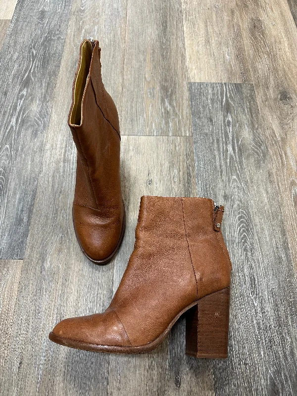 Boots Ankle Heels By Rag And Bone In Brown, Size: 10 Beaded Moccasin Design 