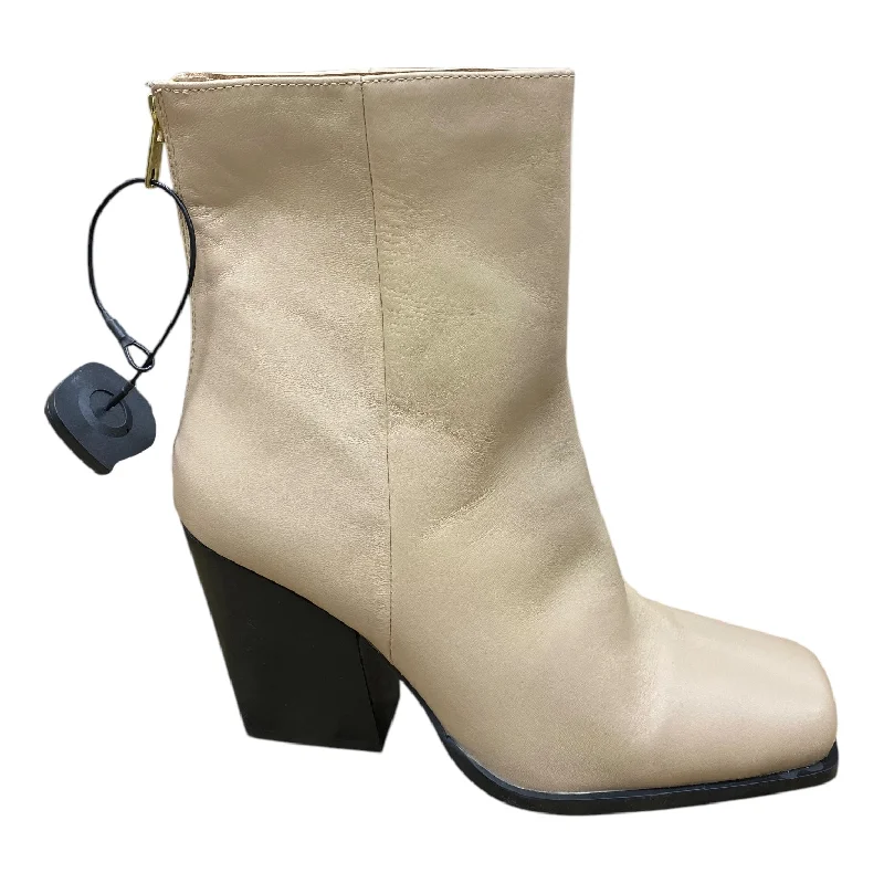 Boots Ankle Heels By Seychelles In Beige, Size: 10 Hiking Boot Durability Style  