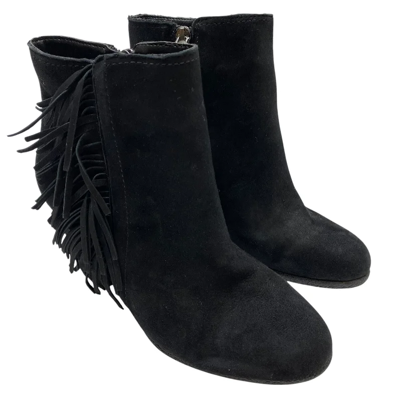Boots Ankle Heels By Vince Camuto In Black, Size: 6.5 Dressy Chelsea Boot Style 