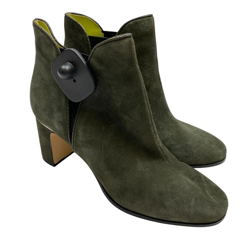 Boots Ankle Heels By White House Black Market In Green, Size: 7.5 Patchwork Shoe Aesthetic  