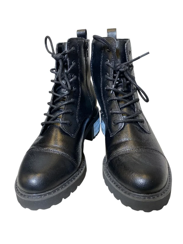 Boots Combat By Lane Bryant In Black, Size: 9 Elastic - Sided Chelsea Look  
