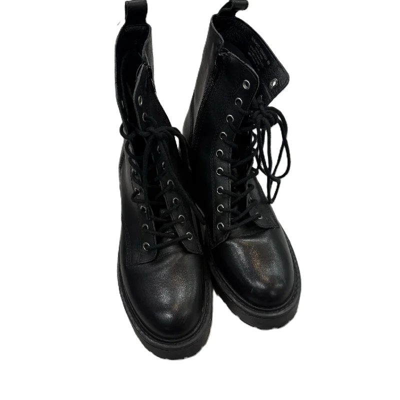Boots Combat By Steve Madden In Black, Size: 9 Edwardian Shoe Look  