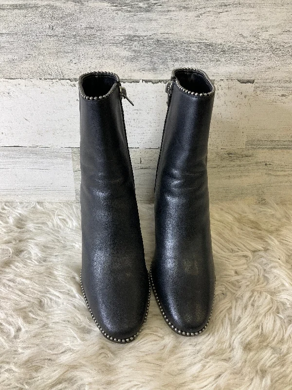 Boots Designer By Coach In Black, Size: 7.5 Victorian - Era Boot Style  