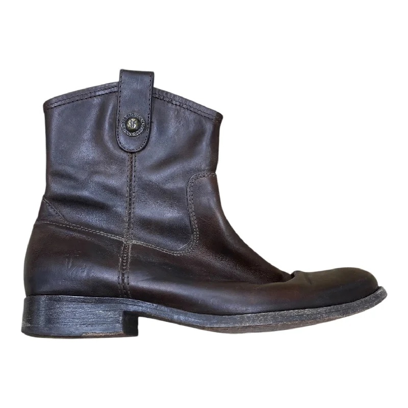 Boots Designer By Frye In Brown, Size: 7 Minimalist Sneaker Style  