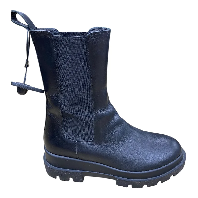 Boots Designer By La Canadienne In Black, Size: 6.5 Chunky Platform Sneaker Style  