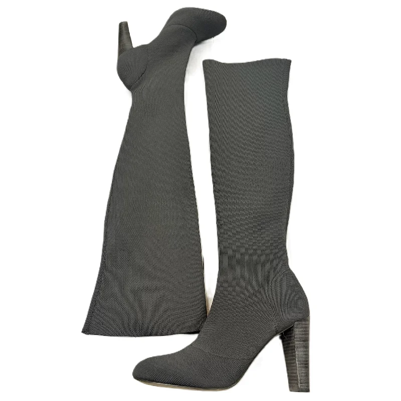 Boots Over-the-knee Heels By Charles By Charles David In Grey, Size: 8.5 Waterproof Hiking Boot Design  