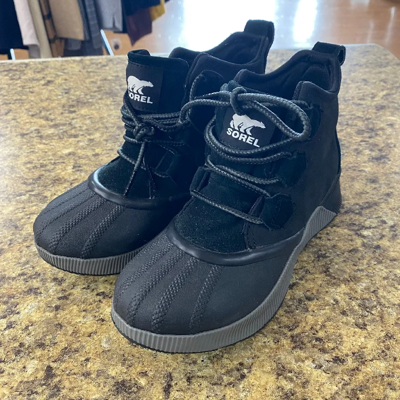 Boots Snow By Sorel In Black, Size: 6 Hemp - Material Shoe Style  