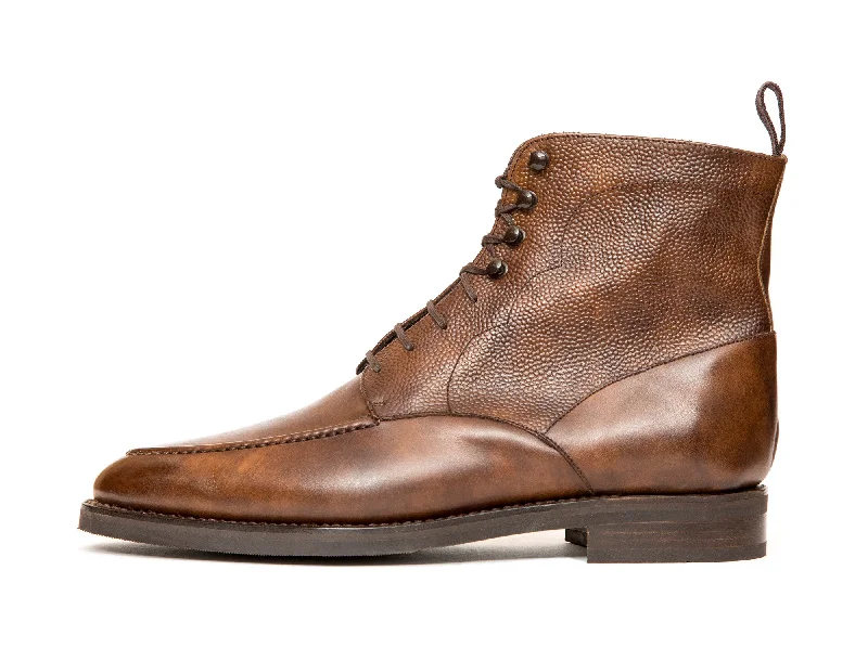Bremerton - MTO - Copper Museum Calf / Copper Museum Grain - TMG Last - Double City Rubber Sole Mod Oxford Design Bremerton - MTO - Copper Museum Calf / Copper Museum Grain - TMG Last - Double City Rubber Sole Mod Oxford Design