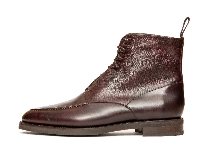 Bremerton - MTO - Plum Museum Calf / Plum Museum Grain - TMG Last - Double City Rubber Sole Athleisure Derby Style Bremerton - MTO - Plum Museum Calf / Plum Museum Grain - TMG Last - Double City Rubber Sole Athleisure Derby Style