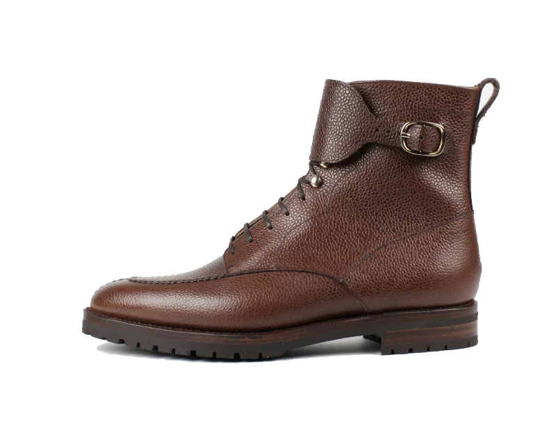 Colville - MTO - Mid Brown Grain (Country Calf) - TMG Last - Double Commando Sole Retro Plimsoll Style Colville - MTO - Mid Brown Grain (Country Calf) - TMG Last - Double Commando Sole Retro Plimsoll Style