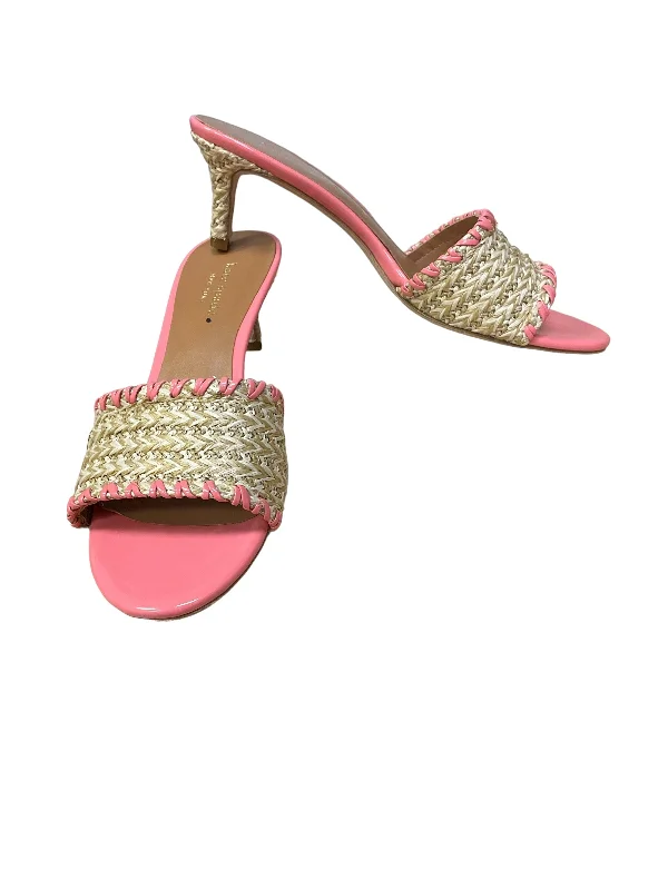 Coral Sandals Designer Kate Spade, Size 8 Buckle -