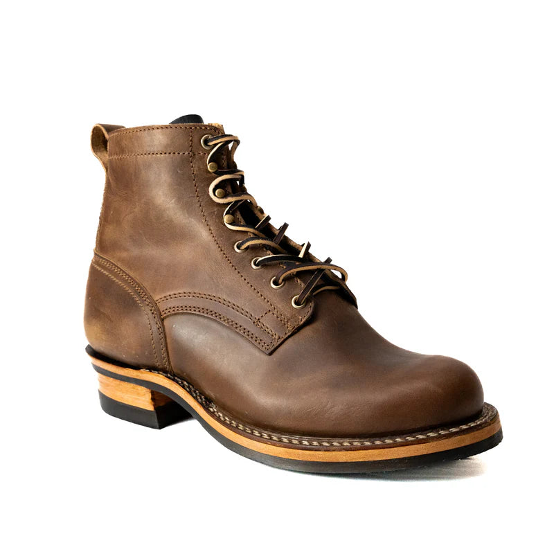 DREW'S 6-INCH CONTRACTOR- ROWDY SMOOTH MIXED SIZING Wingtip Oxford Design 
