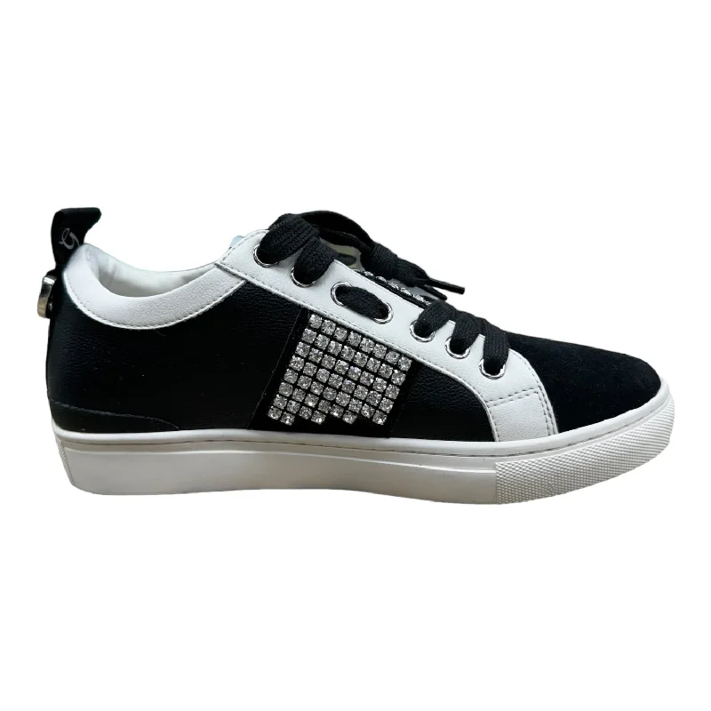 Designer Black & White Shoes Sneakers Saint G, Size 7 Inflatable Shoe Look 