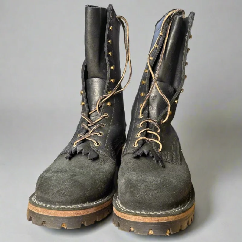 Drew's 10-inch Logger - Black Combo Size 10D Smart - Shoe Functionality Style  