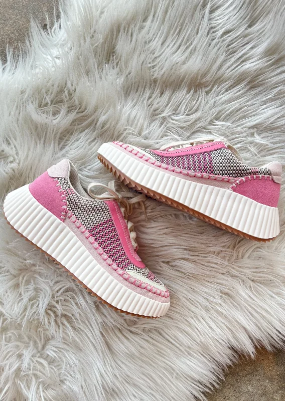 Dolce Vita Dolen Pink Multi Edwardian Shoe Look  