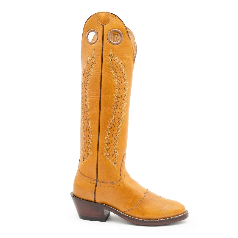 Drew's Buckaroo Brown Mule - #DRH318 Embroidered Cowboy Boot Design  