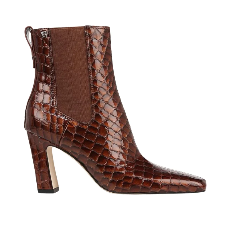 Flexa in Brown Ankle - High Military Boot Style  