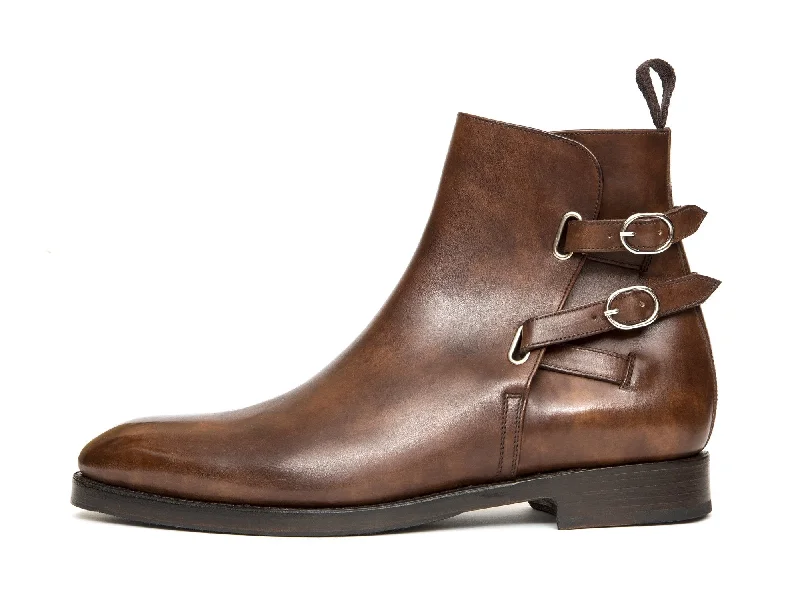 Genesee - MTO - Copper Museum Calf - NGT Last - Double Leather Sole Tassel Driving Shoe Look 