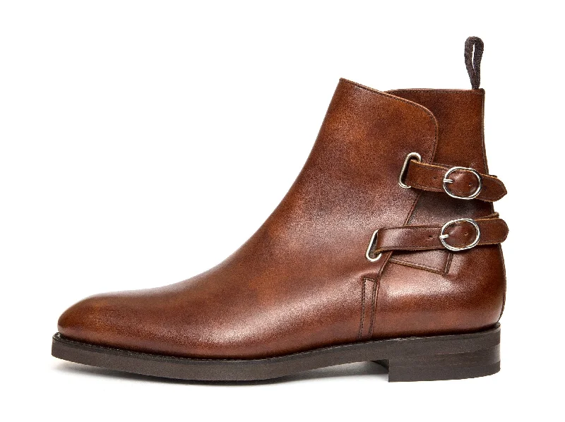 Genesee - MTO - Gold Museum Calf - NGT Last - Double Country Rubber Sole Quilted Shoe Design Genesee - MTO - Gold Museum Calf - NGT Last - Double Country Rubber Sole Quilted Shoe Design