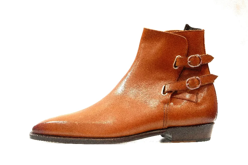 Genesee - MTO - Burnished Tan Calf - MGF Last - Single Leather Sole Combat - Inspired Military Boot Look Genesee - MTO - Burnished Tan Calf - MGF Last - Single Leather Sole Combat - Inspired Military Boot Look