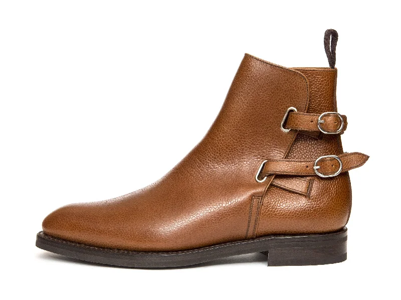 Genesee - MTO - Tan Soft Grain - NGT Last - Country Rubber Sole Glow - in - the - Dark Shoe Design Genesee - MTO - Tan Soft Grain - NGT Last - Country Rubber Sole Glow - in - the - Dark Shoe Design