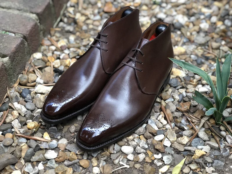 Georgetown - MTO - Chocolate Calf - LPB Last - Single Leather Sole Vintage Oxford Appeal Georgetown - MTO - Chocolate Calf - LPB Last - Single Leather Sole Vintage Oxford Appeal