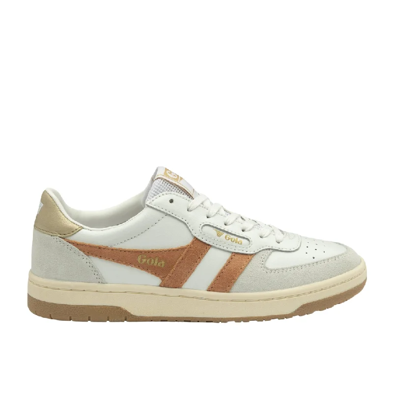 Hawk in White / Terracotta Chunky Platform Sneaker Style  