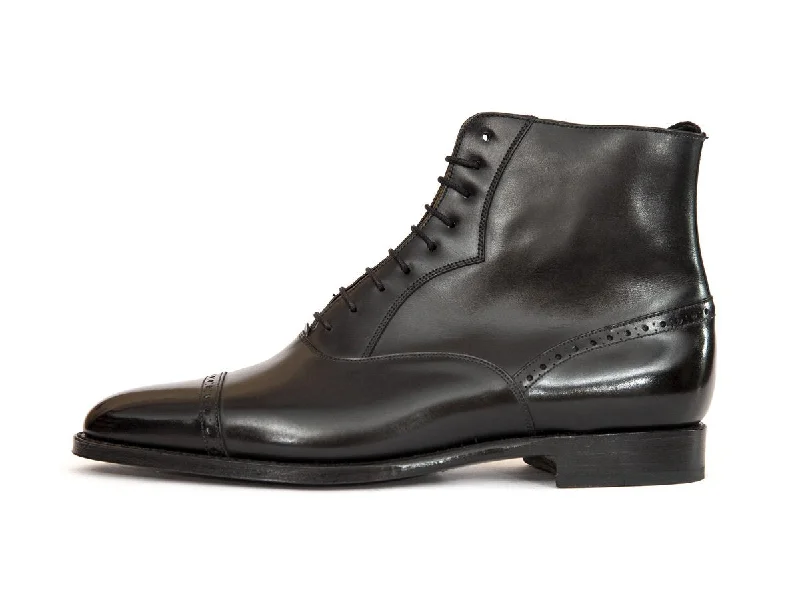 Jimmy - MTO - Black Calf - TMG Last - Single Leather Sole Minimalist Sneaker Style Jimmy - MTO - Black Calf - TMG Last - Single Leather Sole Minimalist Sneaker Style