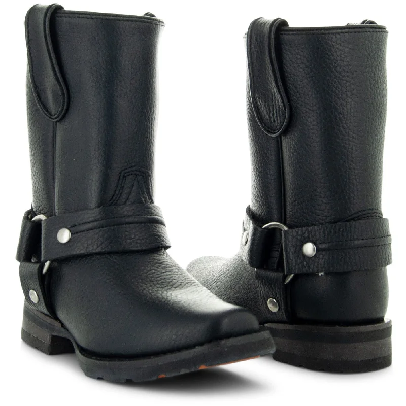 Kids Leather Harness Boots by Soto Boots K4005 Suede Desert Boot 