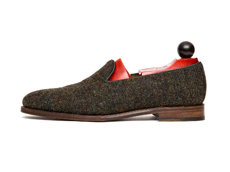 Laurelhurst II - MTO - Forest Medley Tweed - TMG Last - Antique Single Leather Sole Quilted Shoe Design Laurelhurst II - MTO - Forest Medley Tweed - TMG Last - Antique Single Leather Sole Quilted Shoe Design
