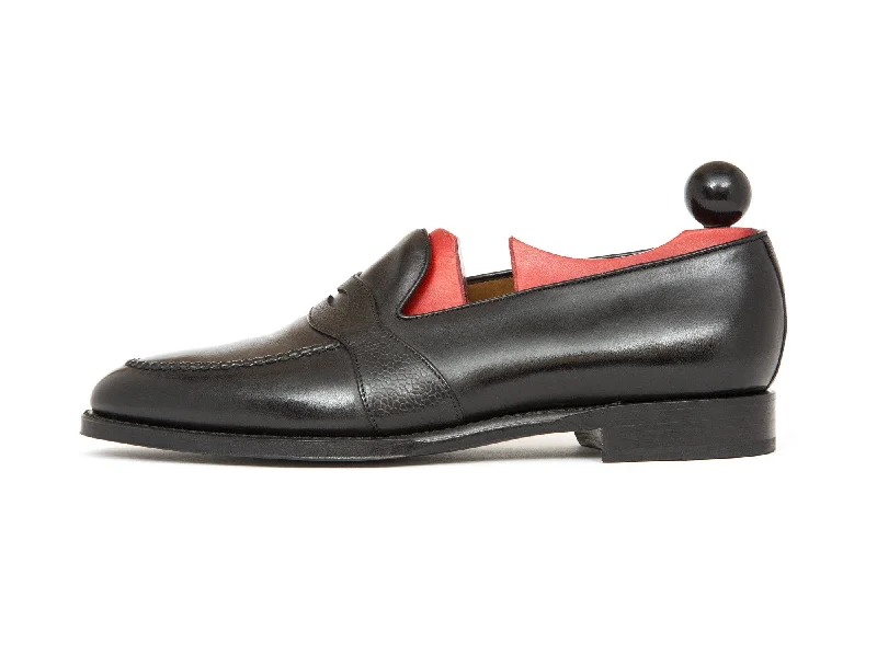 Madison - MTO - Black Calf / Black Soft Grain Strap - TMG Last - Single Leather Sole Smart - Shoe Functionality Style Madison - MTO - Black Calf / Black Soft Grain Strap - TMG Last - Single Leather Sole Smart - Shoe Functionality Style