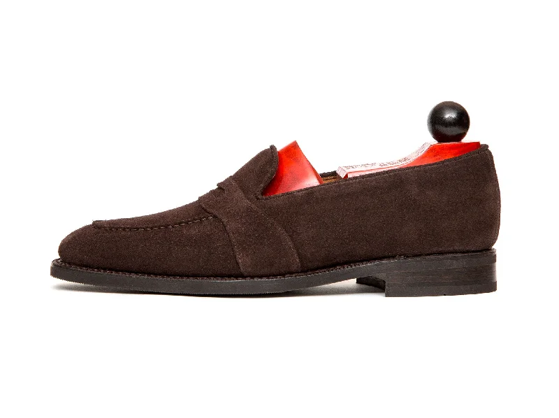 Madison - MTO - Bitter Chocolate Suede - LPB Last - City Rubber Sole Hemp - Material Shoe Style Madison - MTO - Bitter Chocolate Suede - LPB Last - City Rubber Sole Hemp - Material Shoe Style